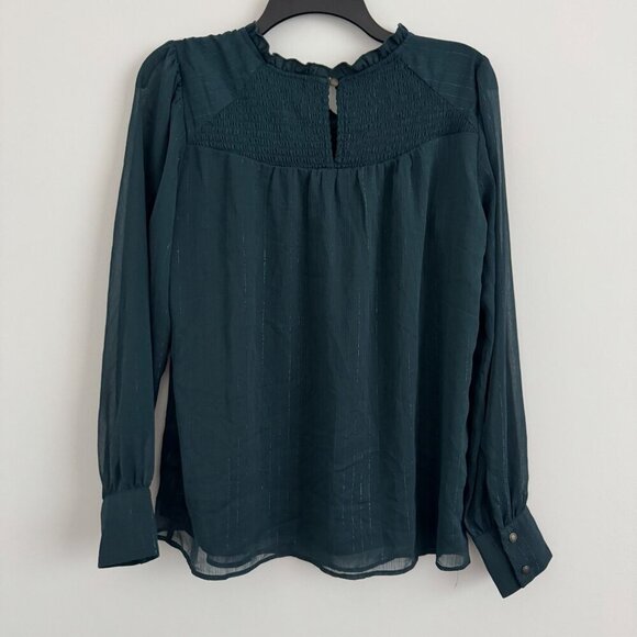 Mason & Belle Women Long Sleeve With Embroidered Floral Top Blouse Size M - Picture 2 of 9